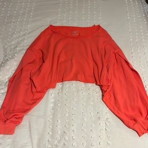 Coral Free People Movement Pullover - Size Medium